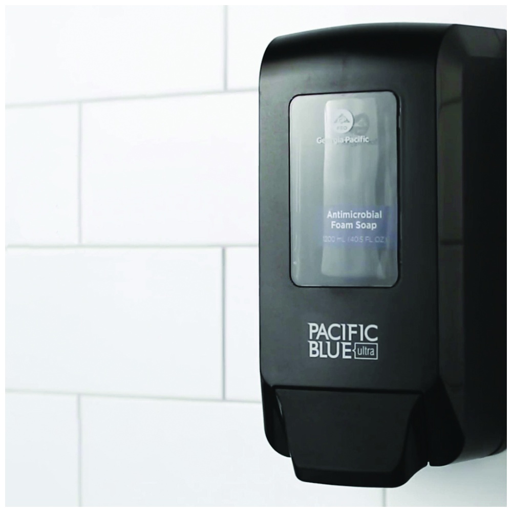 GP PRO Pacific Blue Ultra® Manual Dispensers Gentle Foam Hand Soap Dispenser Refills, Fragrance Free, Clear