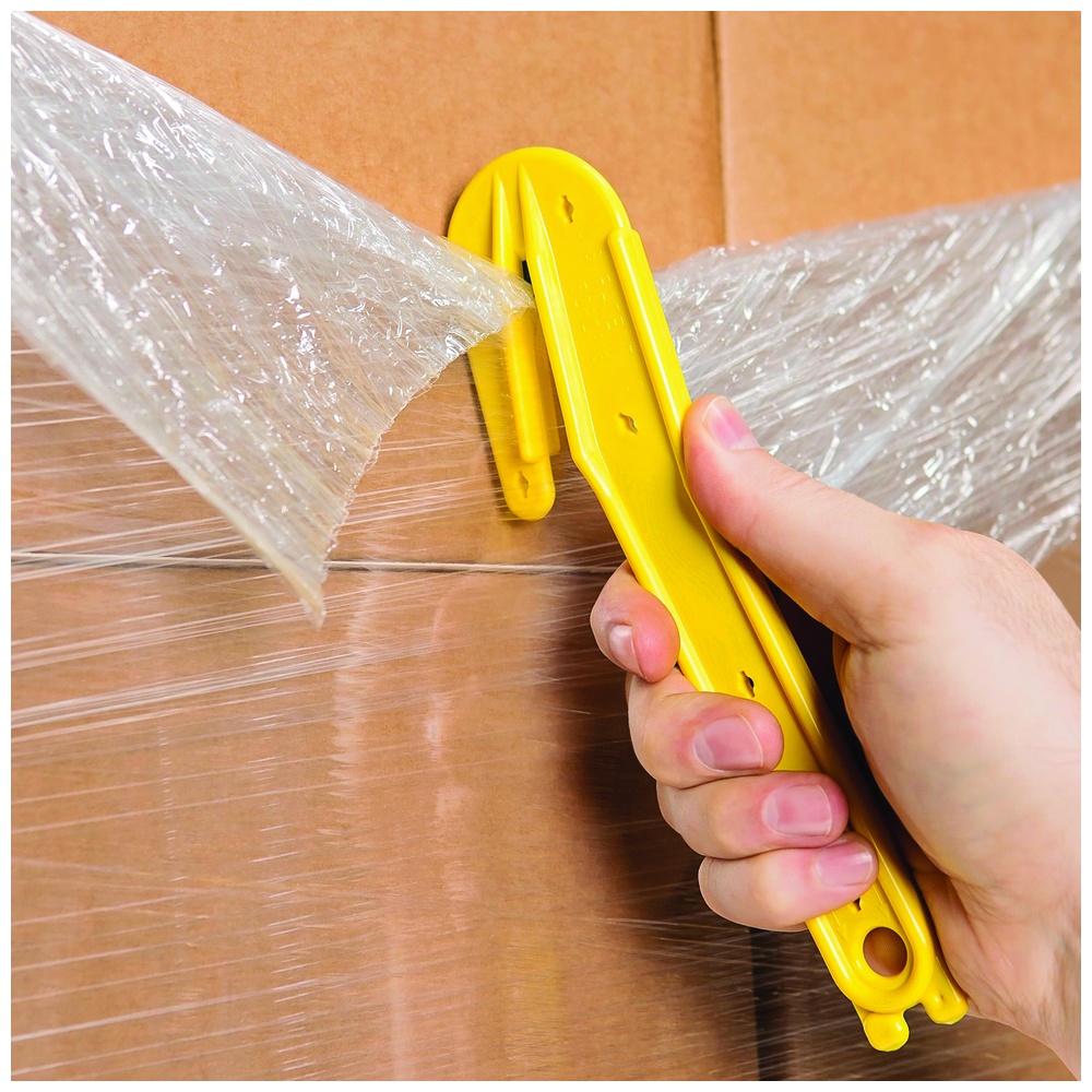 Pacific Handy Cutter SH-701 Film & Foam Safety Cutter, Concealed Blade, Disposable, Yellow