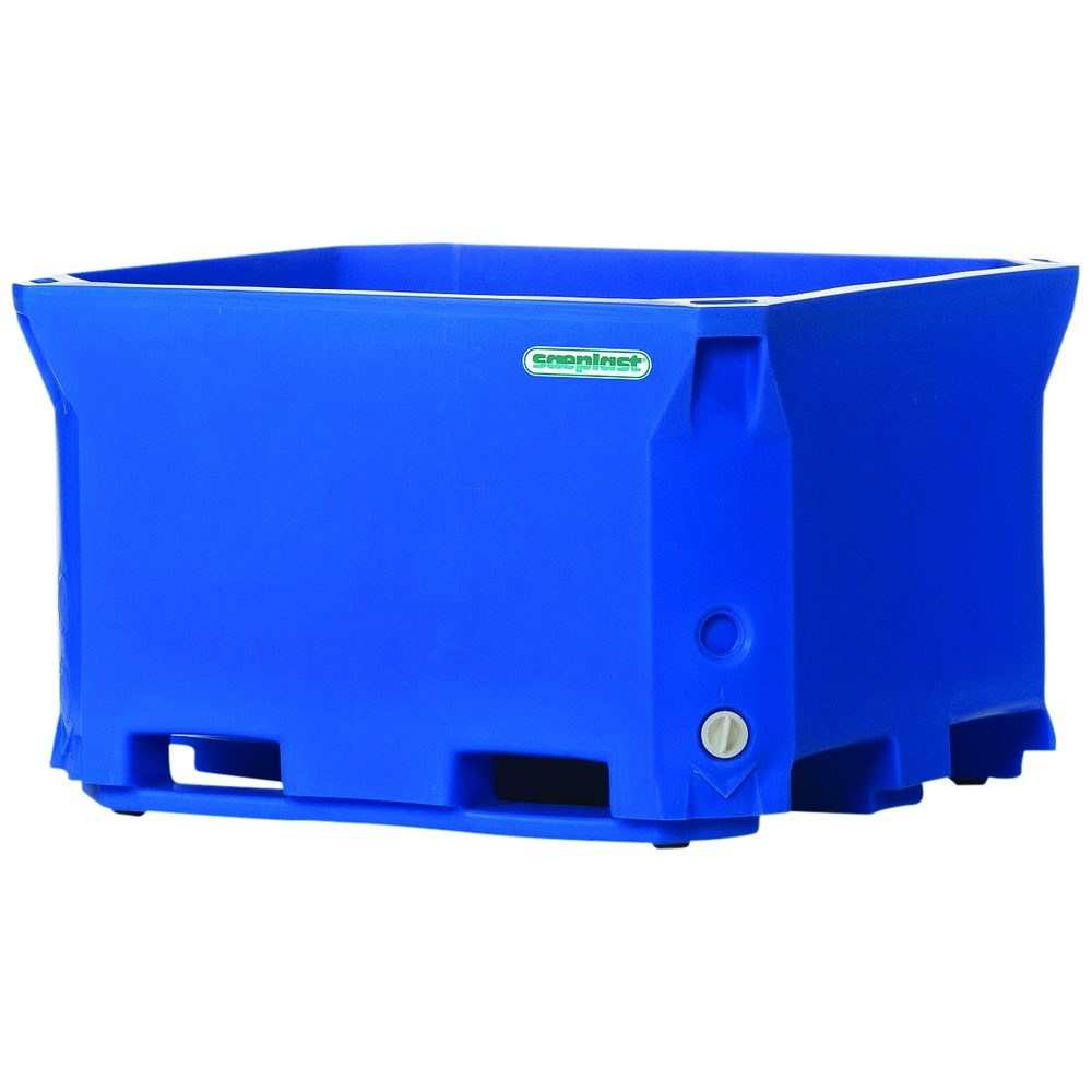 Saeplast D660 Insulated Container Without Lid, 49 x 41 x 30, Blue