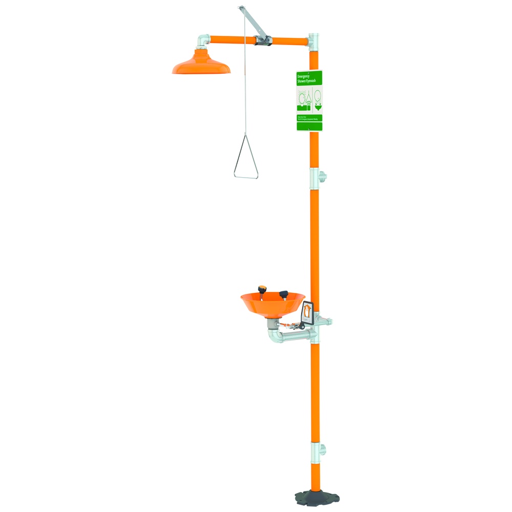 Guardian Equipment Safety Station with Eye Wash, ABS  Bowl, ABS Shower Head