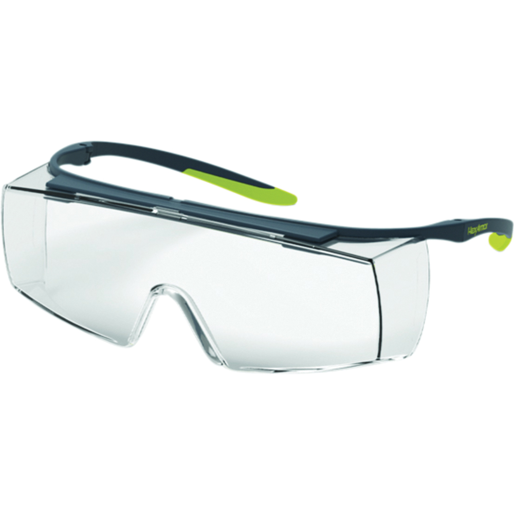HexArmor® Safety Glasses, LT250, TruShield®, Gray/Yellow, Clear Lens