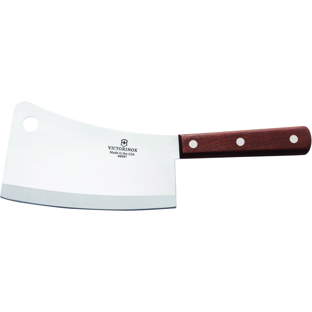 Victorinox Curved Cleaver with Walnut Handle, 7-inch