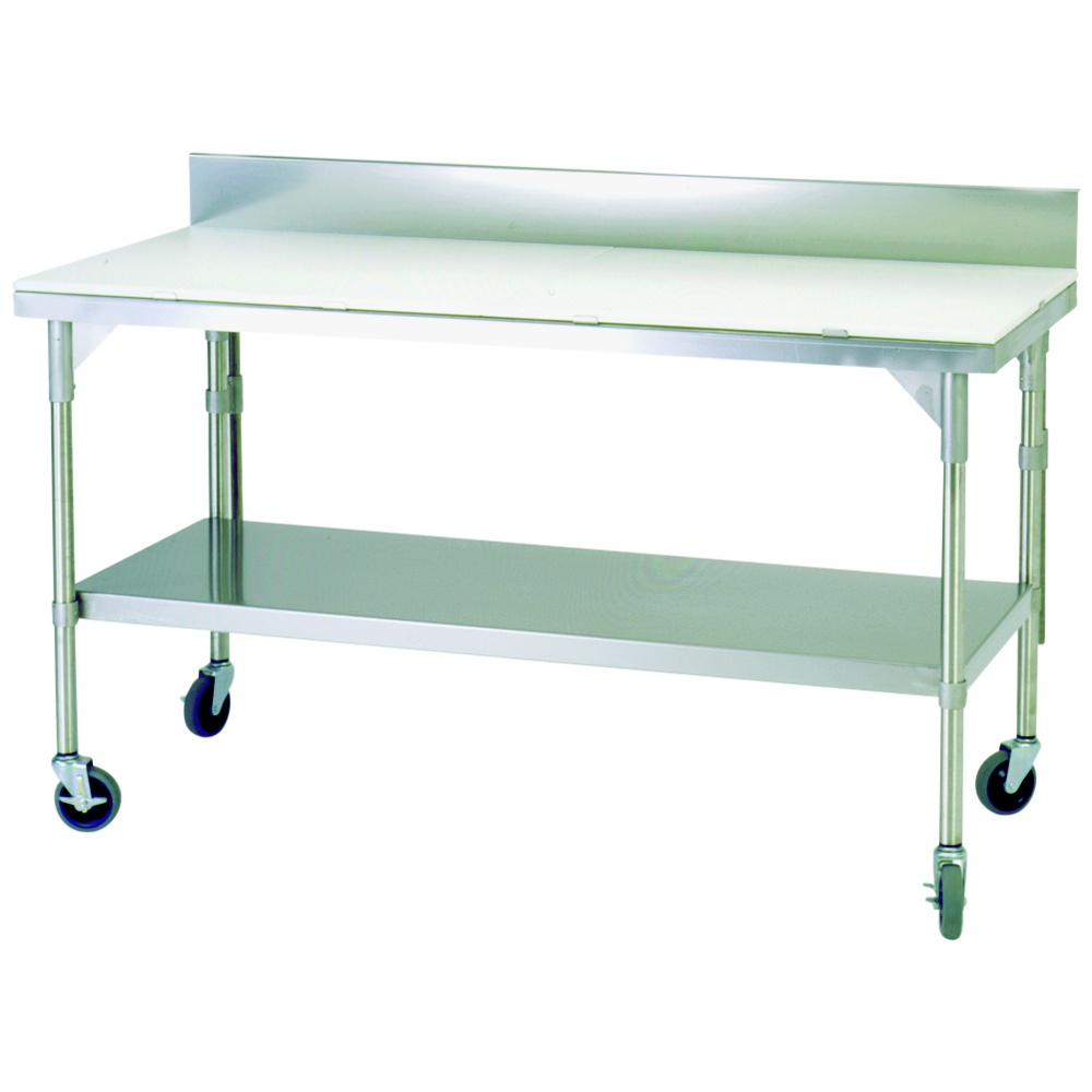 DC Tech 023248 Stainless Steel Backsplash with Poly Top