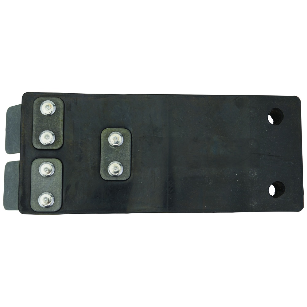 Lornic Design Rubber and Nylon Hog Scraper Block, 3 Cleats