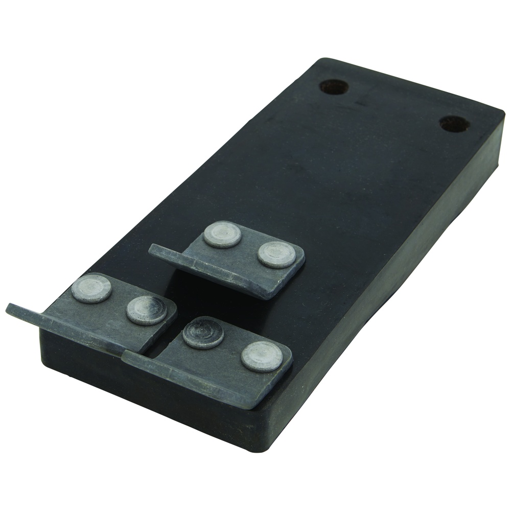 Lornic Design Rubber and Nylon Hog Scraper Block, 3 Cleats