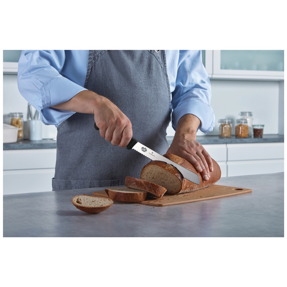 Victorinox Bread Knives with Fibrox Handle, Round Tip Serrated Blade