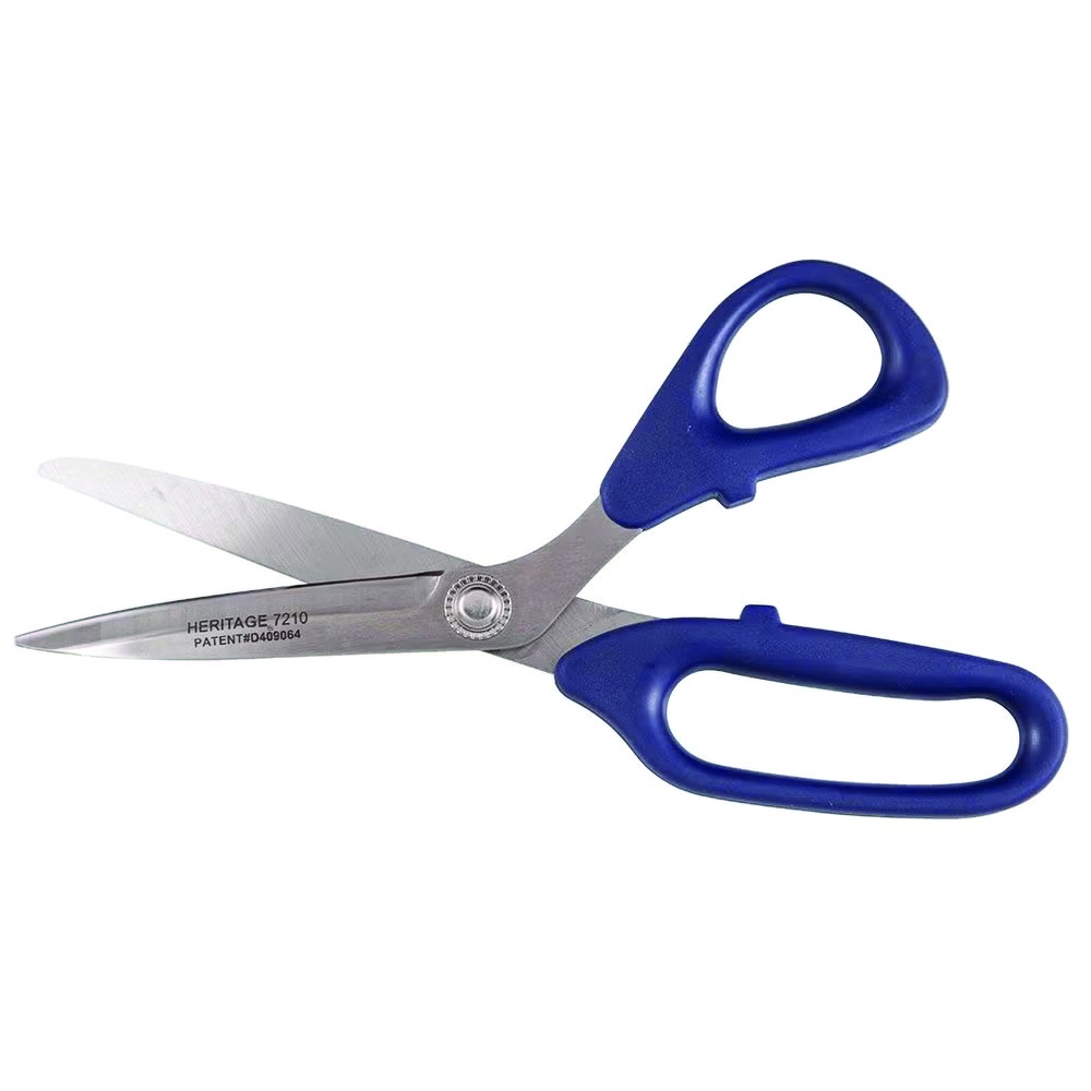 Klein Cutlery Heritage Bent Trimmer, Straight Blades, Standard Edge, Ambidextrous, 8.25 Inch with Molded Plastic Handle