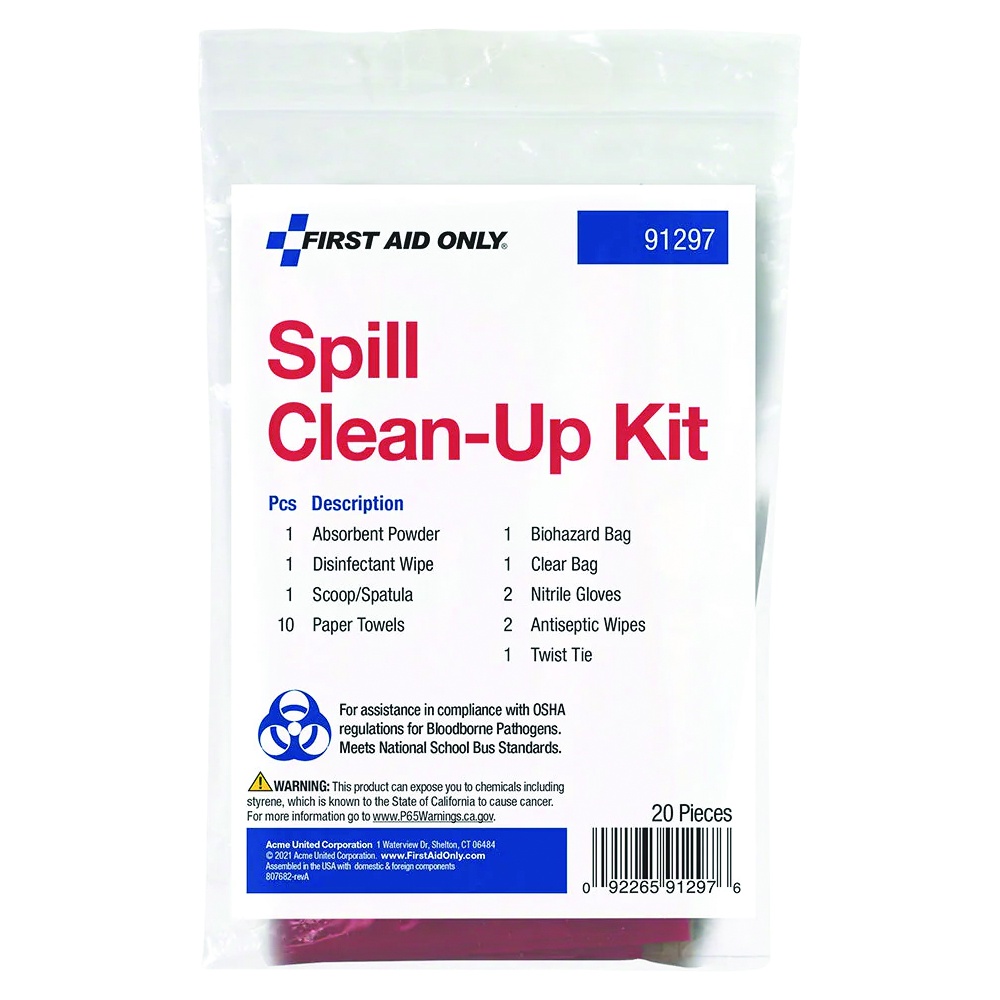 Bodily Fluid Spill Clean Up Kit, Single Use