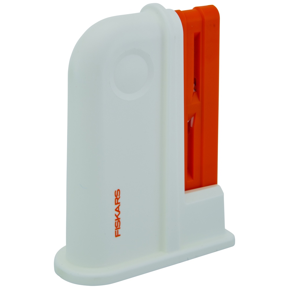 Fiskars Universal Scissors Sharpener, White/Orange