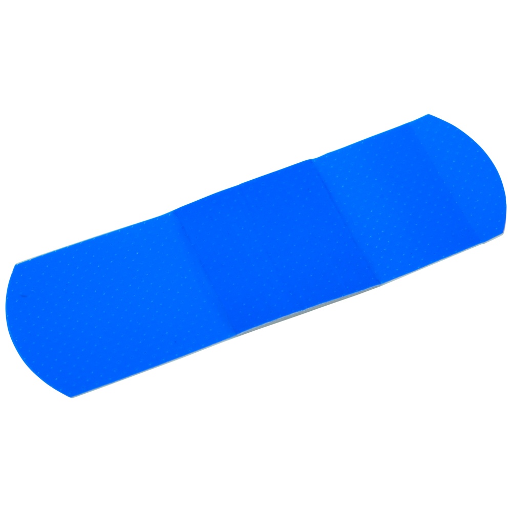 Acme Metal Detectable Blue Plastic Bandages, 1 Inch x 3 Inch