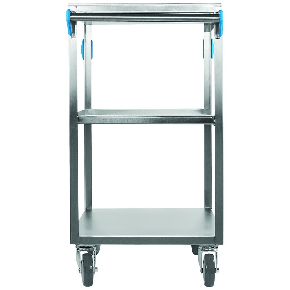 Carlisle 3 Shelf Stainless Steel Utility Cart, 27 inch