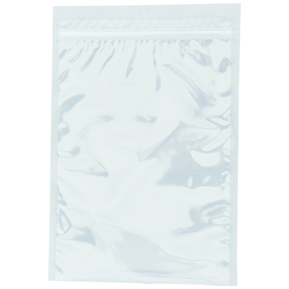 Clarity Vacuum Pouches with Resealable Zipper, 3 Mil, 0.25 Inch Hang Hole, Tear Notch, Clear