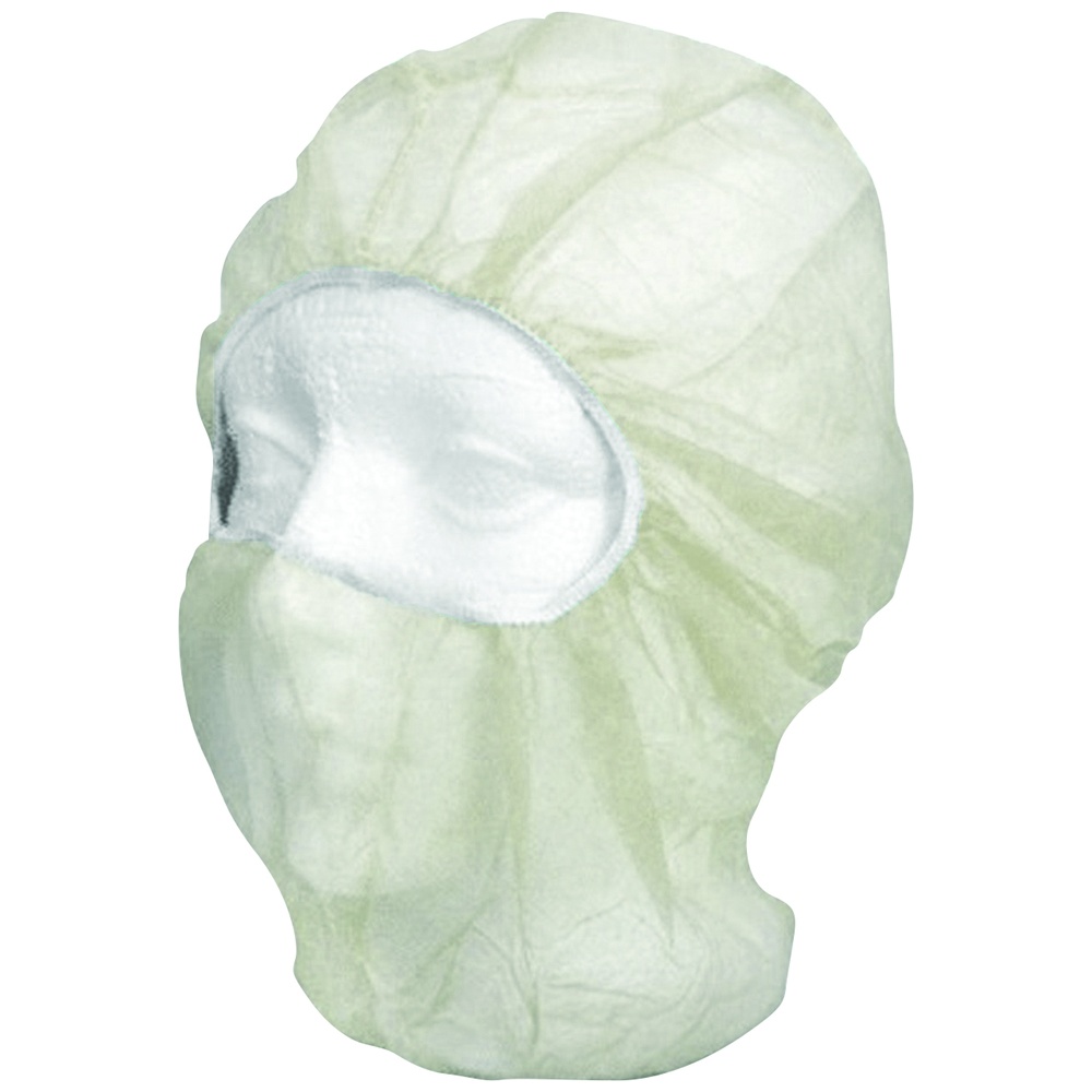 Work Force, Inc. Disposable Hoods with Elastic Face, Polypropylene