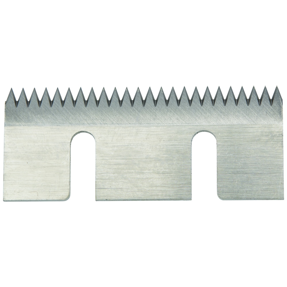Edgemaster Tape Sealer Blade for Dekka, 2 Slots,  60 mm x 24.5 mm x 1.6 mm