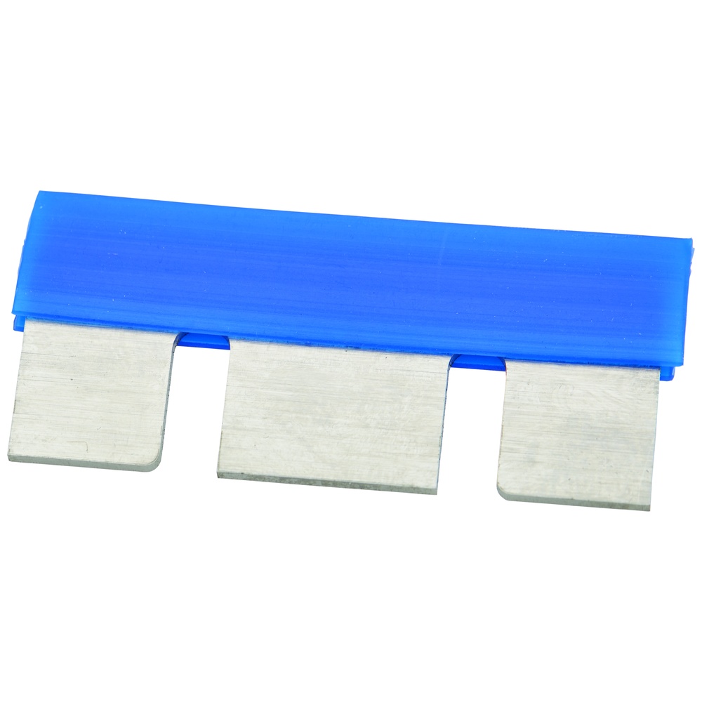 Edgemaster Tape Sealer Blade for Dekka, 2 Slots,  60 mm x 24.5 mm x 1.6 mm
