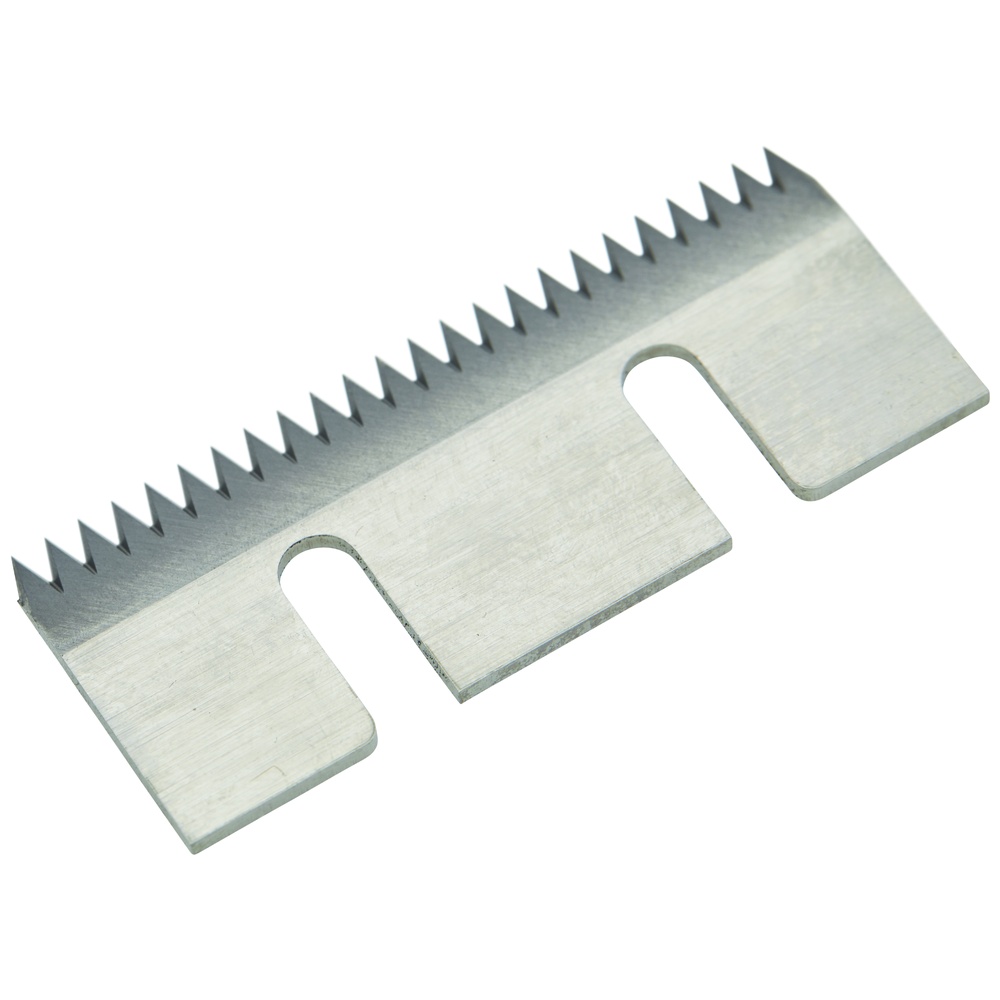 Edgemaster Tape Sealer Blade for Dekka, 2 Slots,  60 mm x 24.5 mm x 1.6 mm
