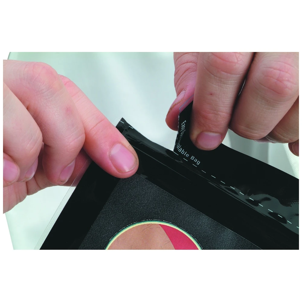 Winpak Resealable Zipper Vacuum Pouches, 5 Mil, Windowed, Hang Hole, Tear Notch, 7.5in x 11.3in