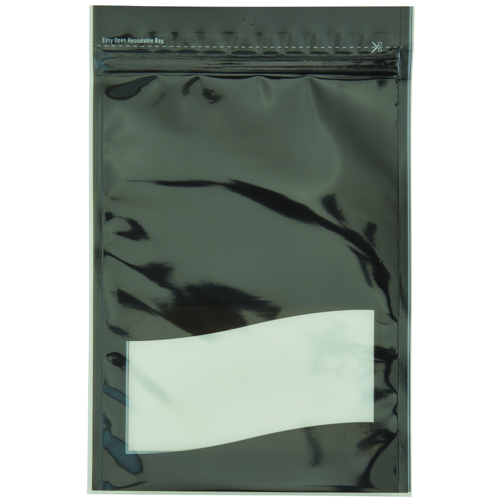 Winpak Resealable Zipper Vacuum Pouches, 5 Mil, Windowed, Hang Hole, Tear Notch, 7.5in x 11.3in