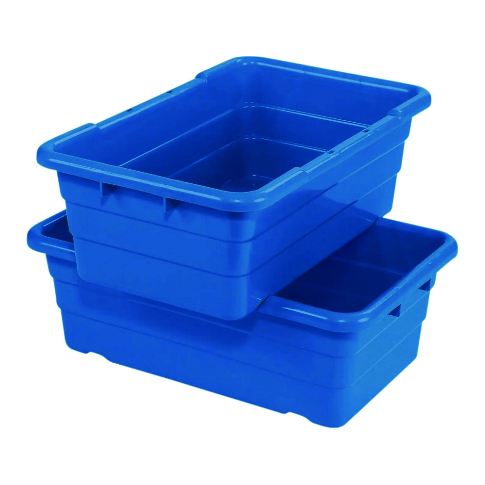 Global Industrial™ Totes, Cross Stack, Nesting, Plastic 25.125 Inch x 16 Inch x 8.5 Inch