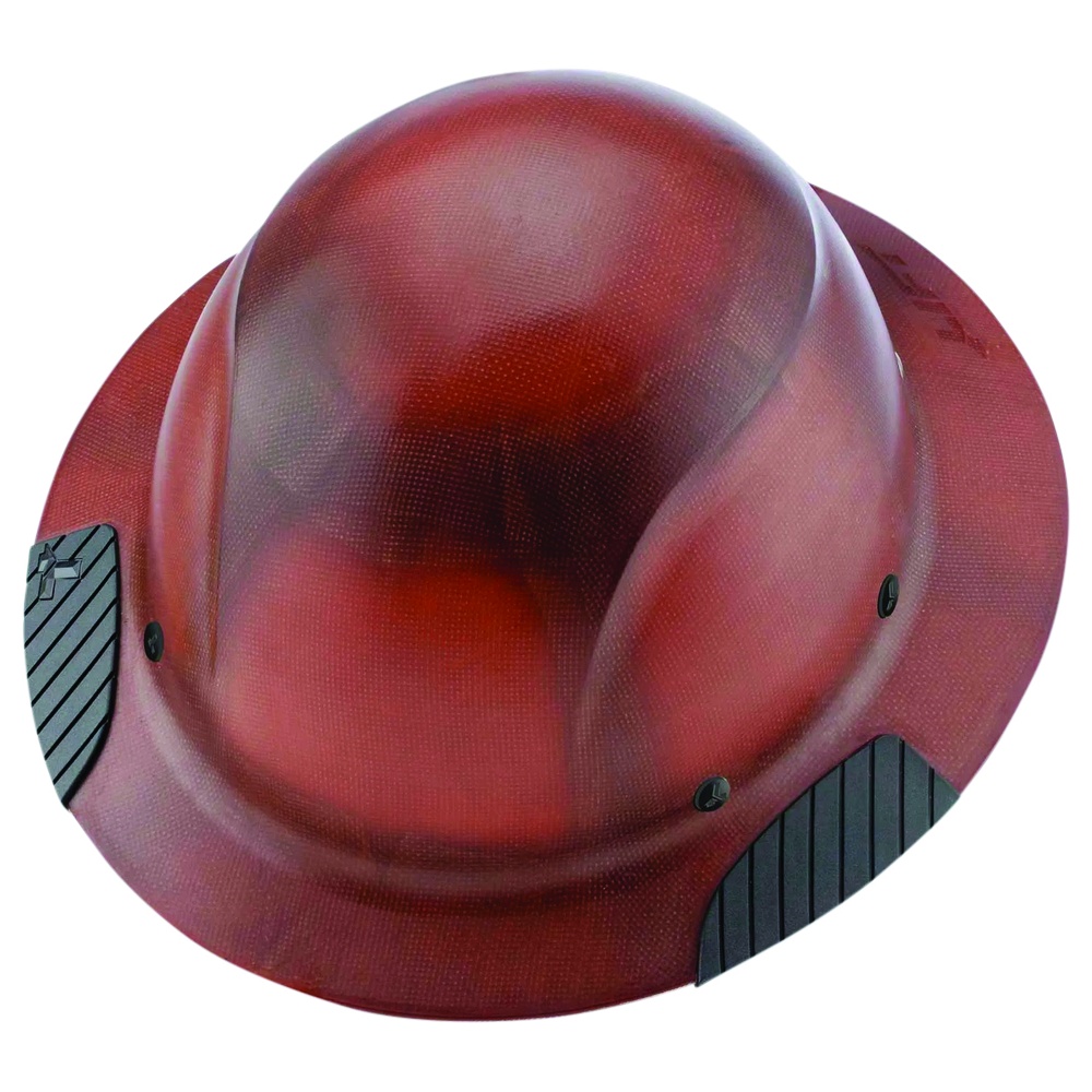 Lift Safety Dax Hard Hat, Full Brim, 6-Point Ratchet Suspension