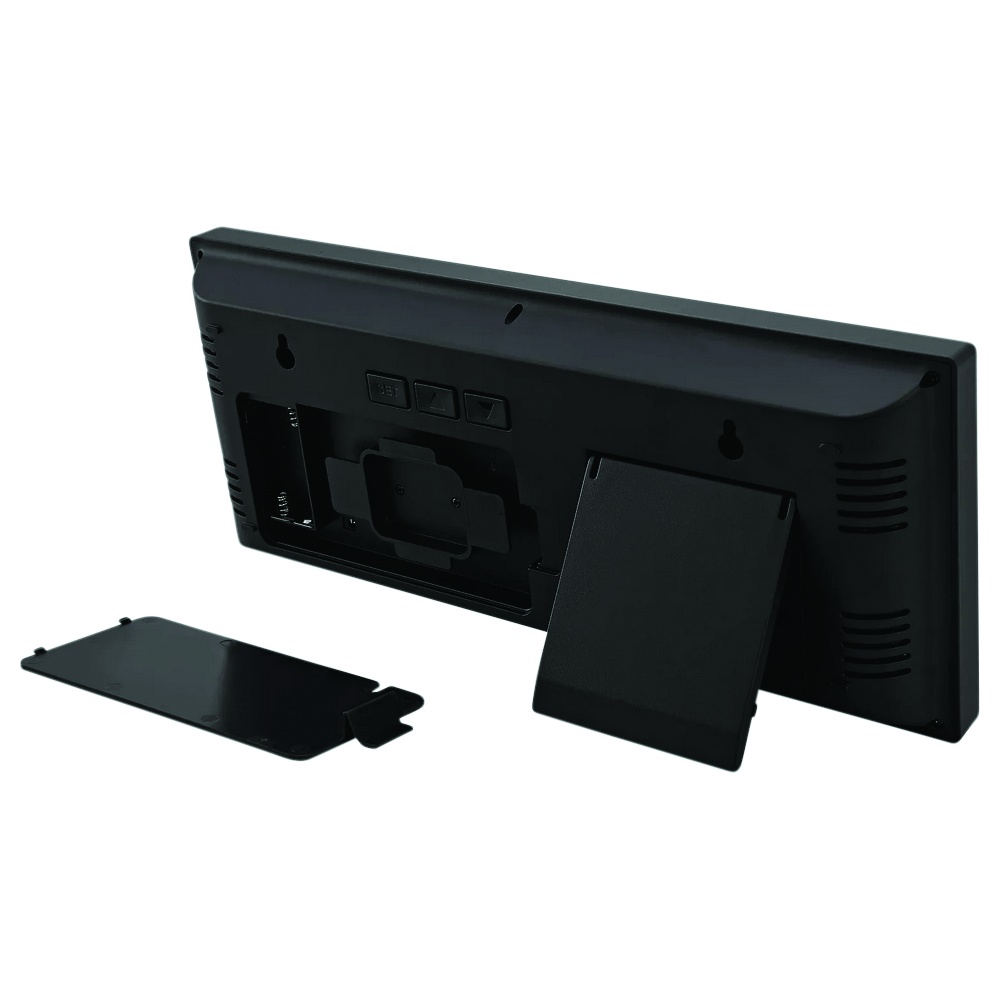 Global Industrial™ 4-Inch LED Digital Wall Clock, Time, Date and Temperature