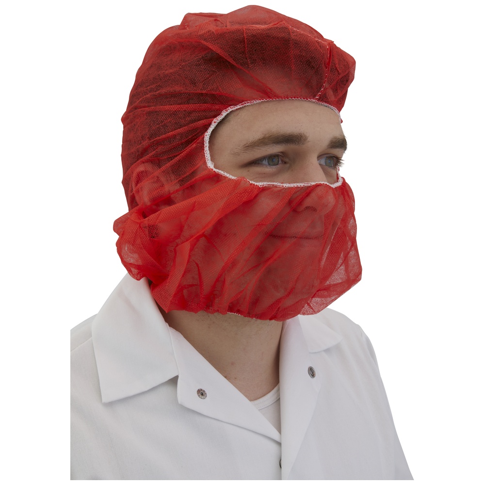 Work Force, Inc. Disposable Hoods with Elastic Face, Polypropylene, One Size Work Force, Inc. Disposable Hoods with Elastic Face, Polypropylene, One Size