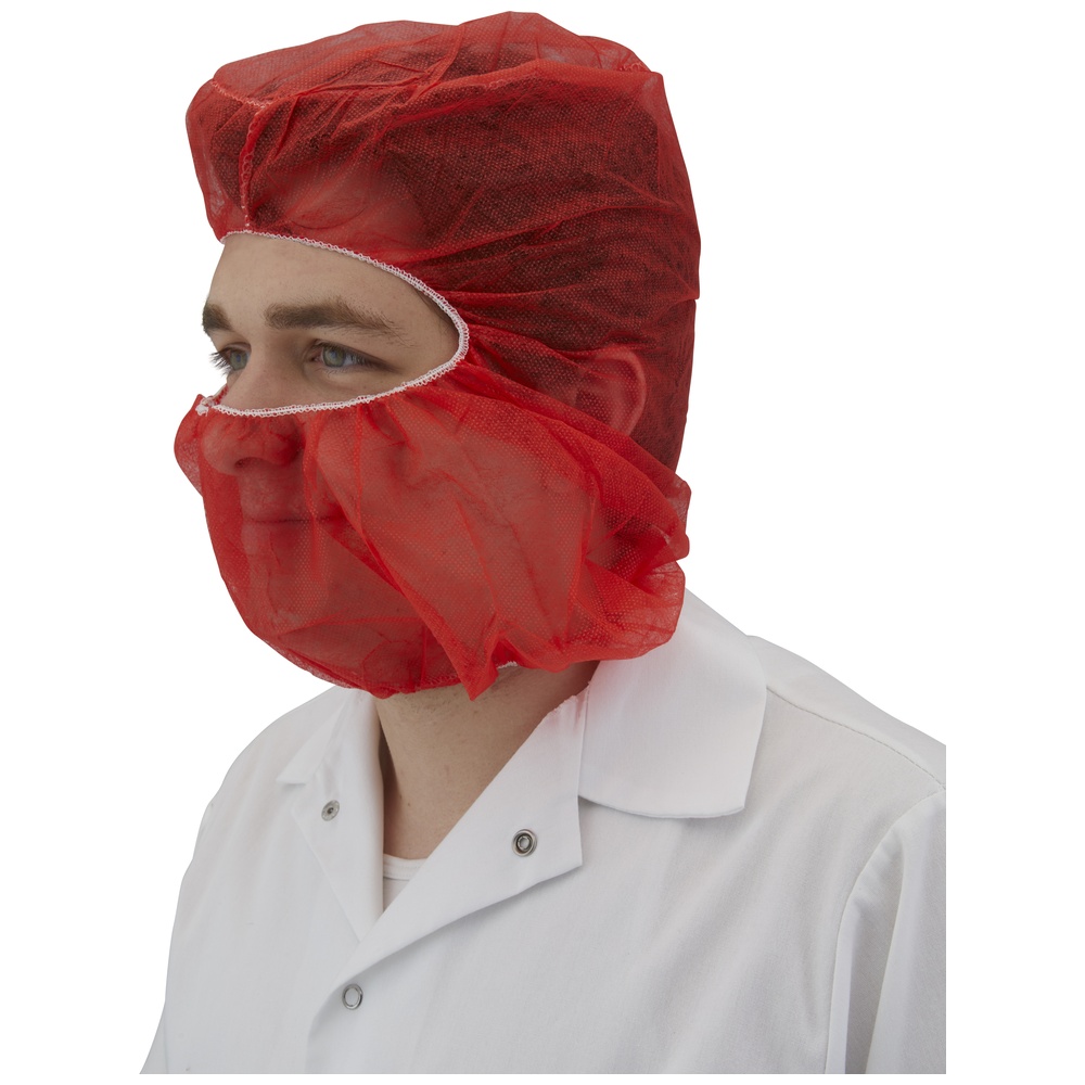 Work Force, Inc. Disposable Hoods with Elastic Face, Polypropylene, One Size Work Force, Inc. Disposable Hoods with Elastic Face, Polypropylene, One Size