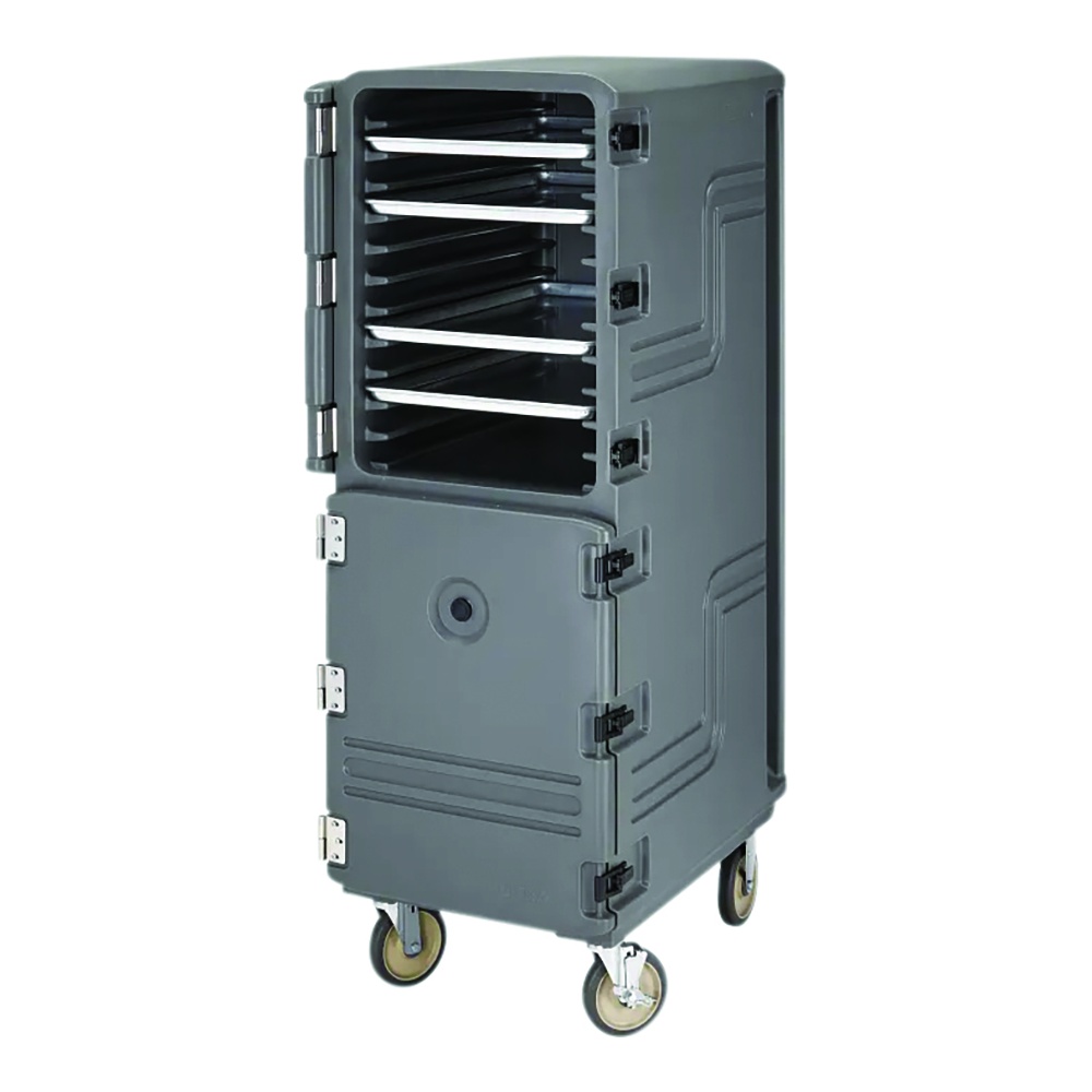 The Cambro Double Cavity Camcart® Insulated Food Carrier is a