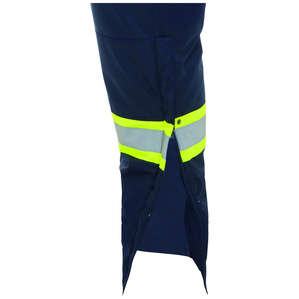 PIP Bisley® Extreme Cold Bib Overall, ANSI Type O Class 1, Reflective Tape, Navy