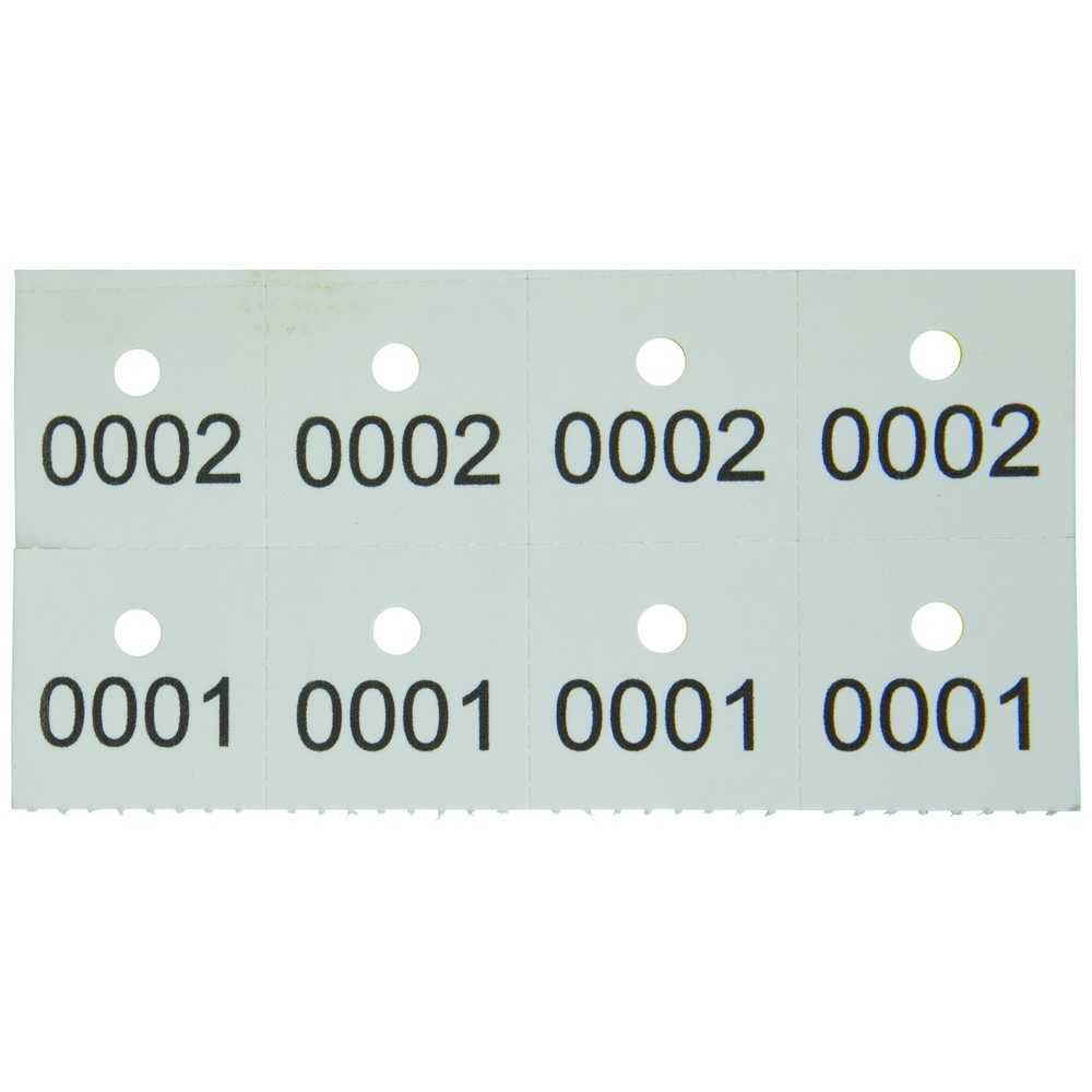 Creative Tag & Label 4-Part Tags, Sequentially Numbered