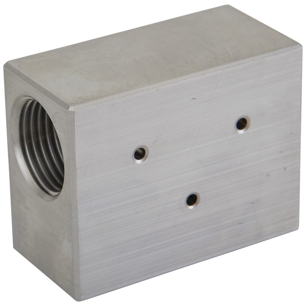 Bunzl Processor 3/8 inch Tee Fitting for Waterjet/HPP Cutting Equipment, OEM AT08021 - 94,000 PSI