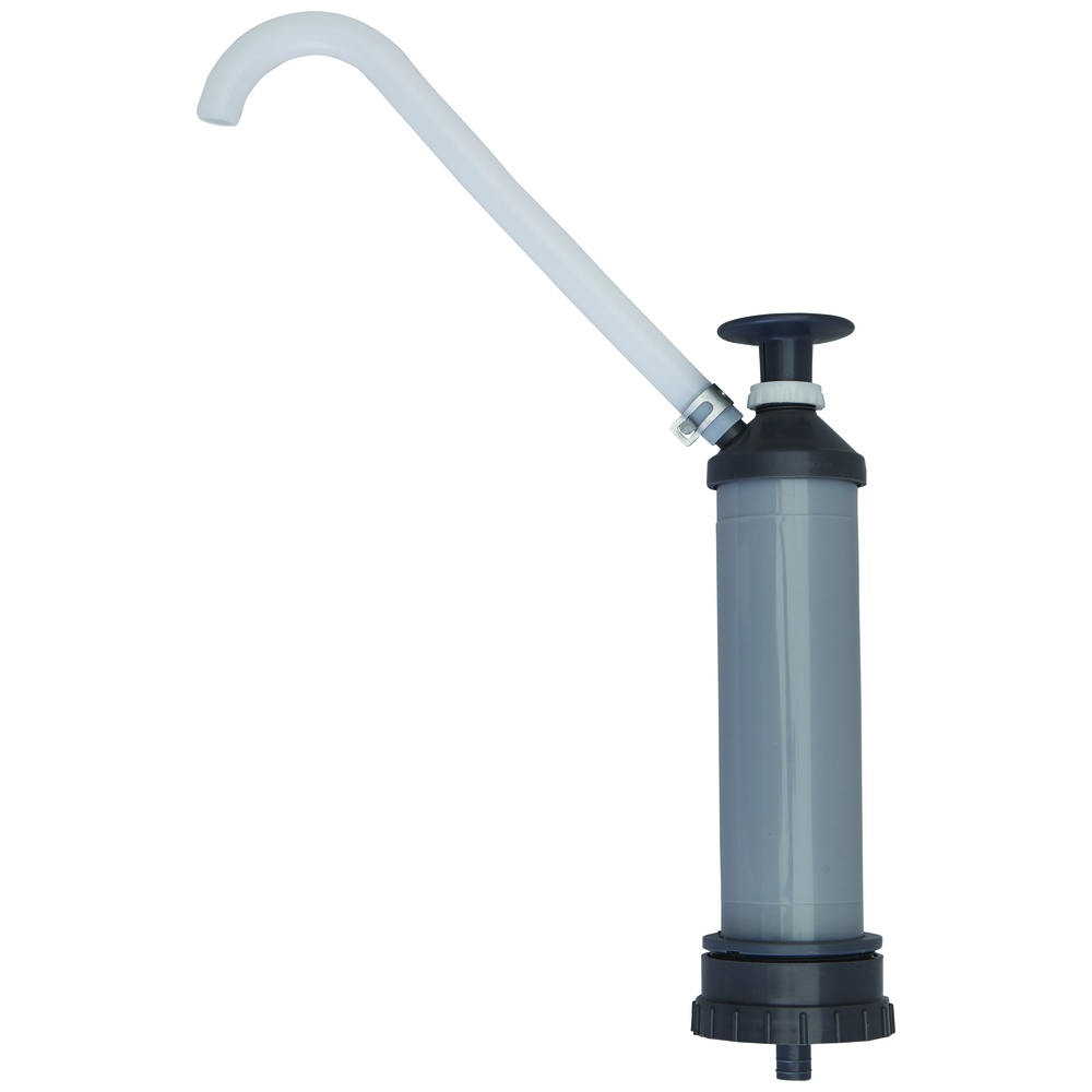 Drum Pump, Plastic, Chemical-Resistant, 8 Ounce