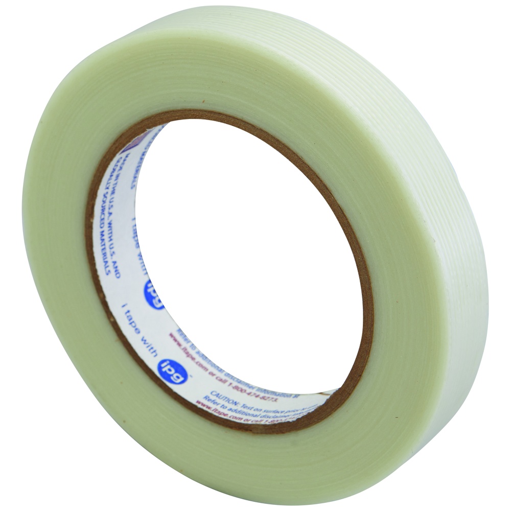 IPG Polypropylene BOPP Utility Filament Tape, Natural