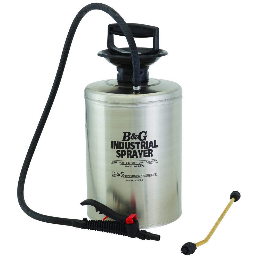 B&G 2SPB Stainless Steel Industrial Sprayer, 2 Gallon