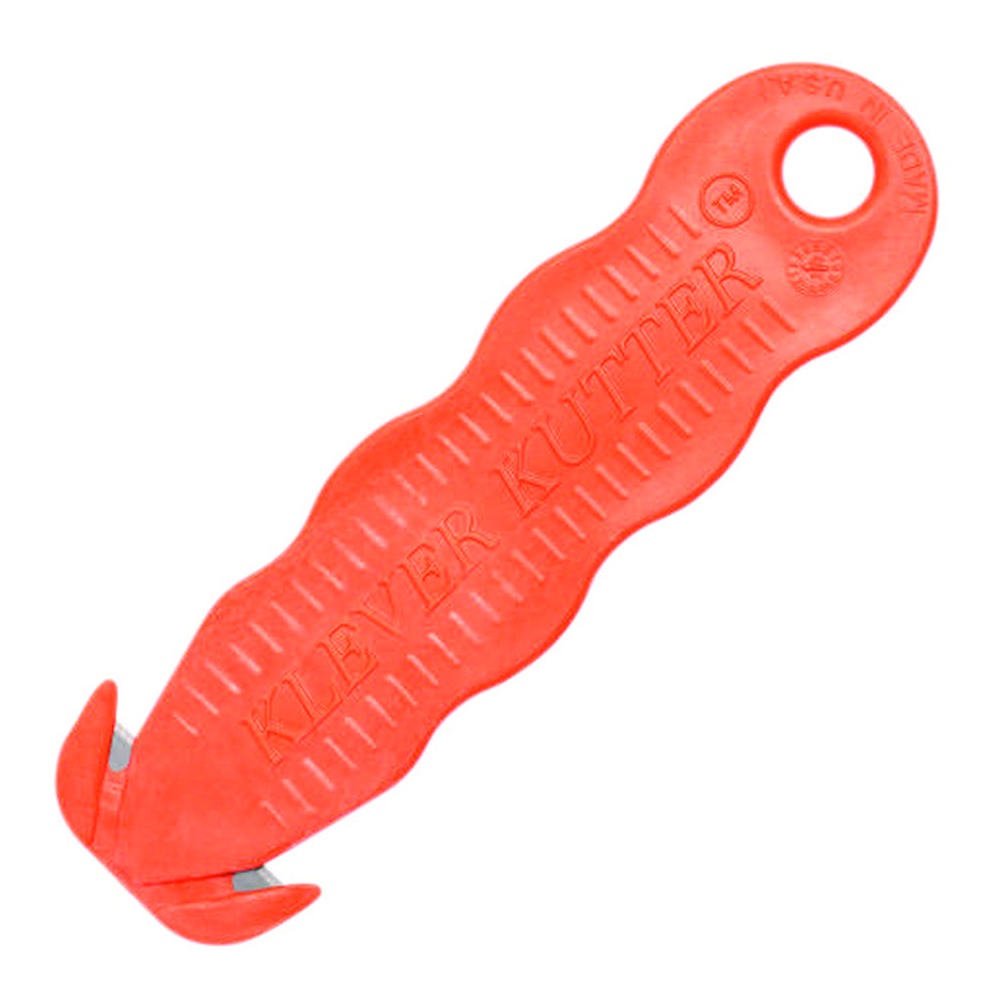Klever Koncept Utility Box Knives, Recessed Blade, Built-In Tape Splitter, Disposable Klever Koncept Utility Box Knives, Recessed Blade, Built-In Tape Splitter, Disposable