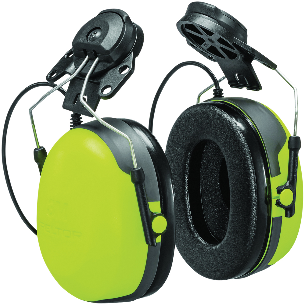 3M PELTOR CH-3 Listen Only Hearing Protector, NRR 25, Hard Hat Attached