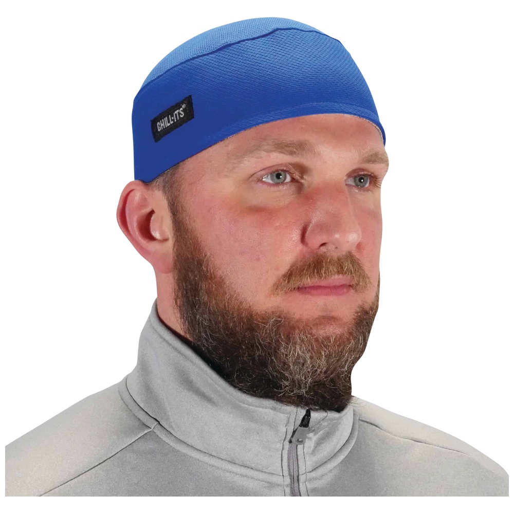 Ergodyne Chill-Its 6630 High-Performance Skull Cap with Terry Cloth Sweatband