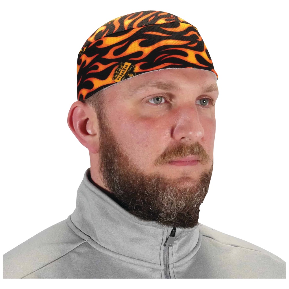 Ergodyne Chill-Its 6630 High-Performance Skull Cap with Terry Cloth Sweatband