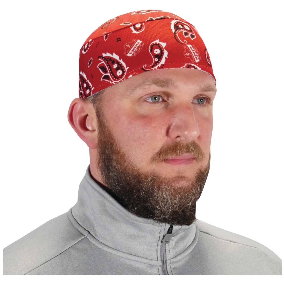Ergodyne Chill-Its 6630 High-Performance Skull Cap with Terry Cloth Sweatband