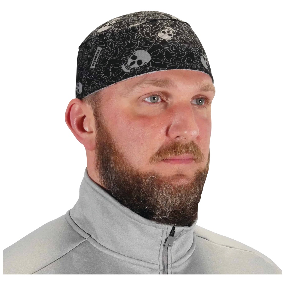 Ergodyne Chill-Its 6630 High-Performance Skull Cap with Terry Cloth Sweatband