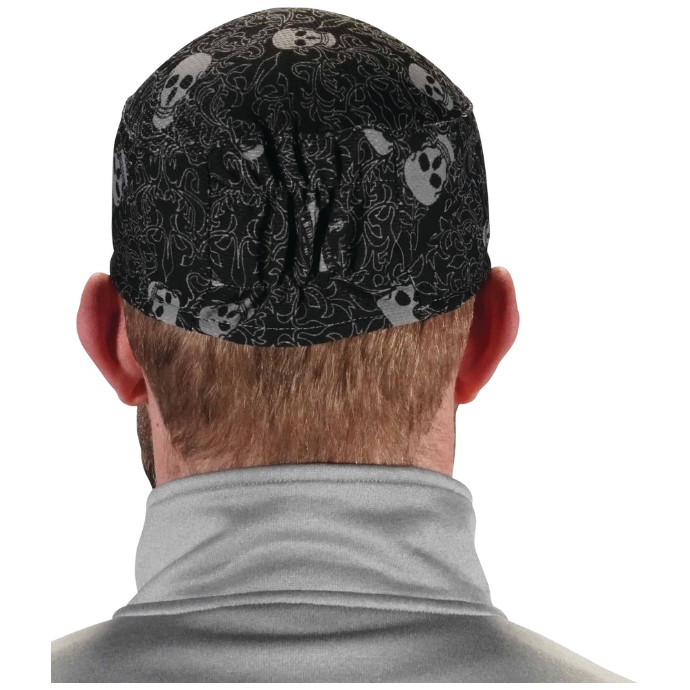 Ergodyne Chill-Its 6630 High-Performance Skull Cap with Terry Cloth Sweatband