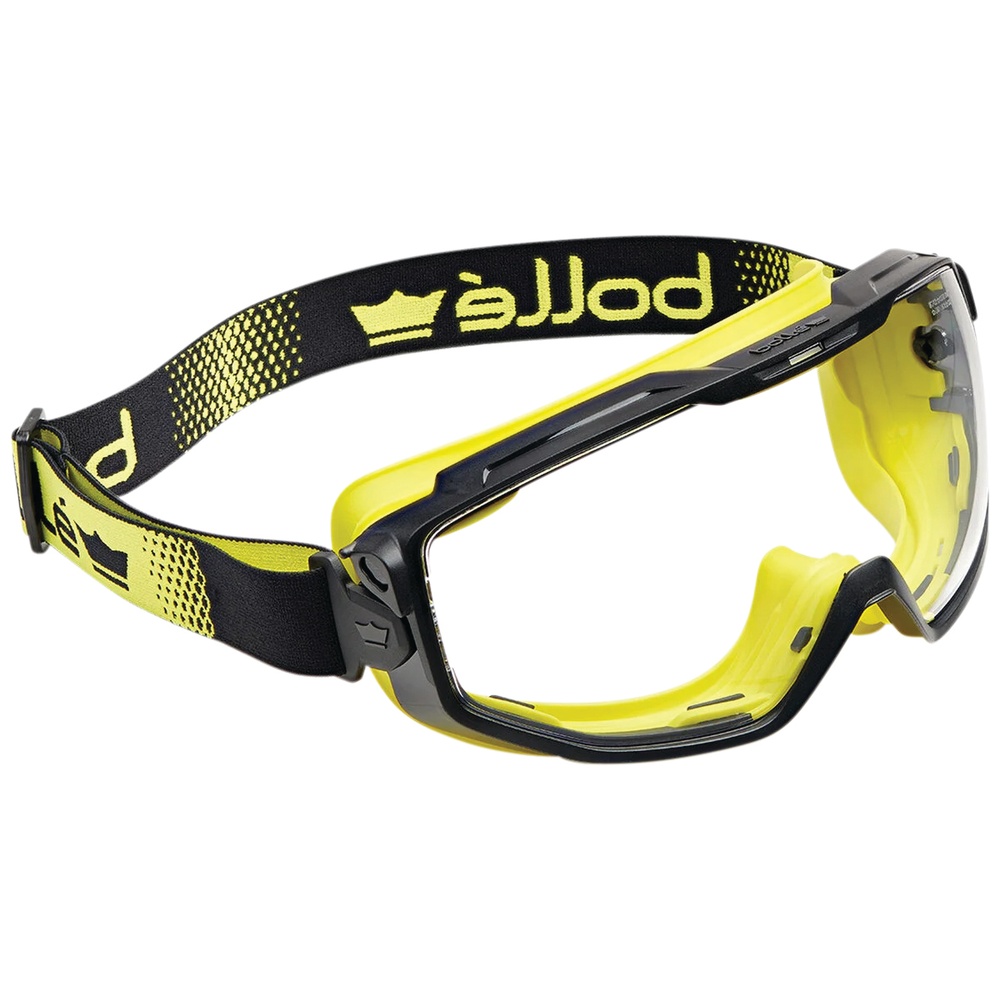 Bollé Safety Universal Safety Goggles, Anti-Fog, Clear Lens