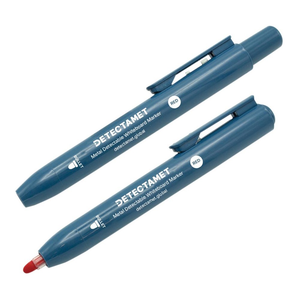Detectamet Detectable Whiteboard Marker, Retractable 10 Pack