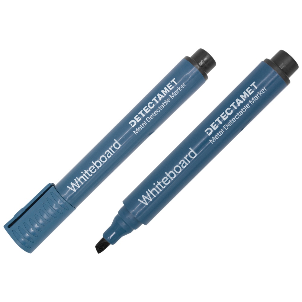 Detectamet Detectable Whiteboard Marker, Non Retractable 10 Pack