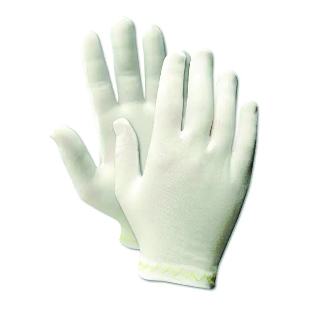 Magid® CleanMaster® Medium Weight Stretch Nylon Gloves, White