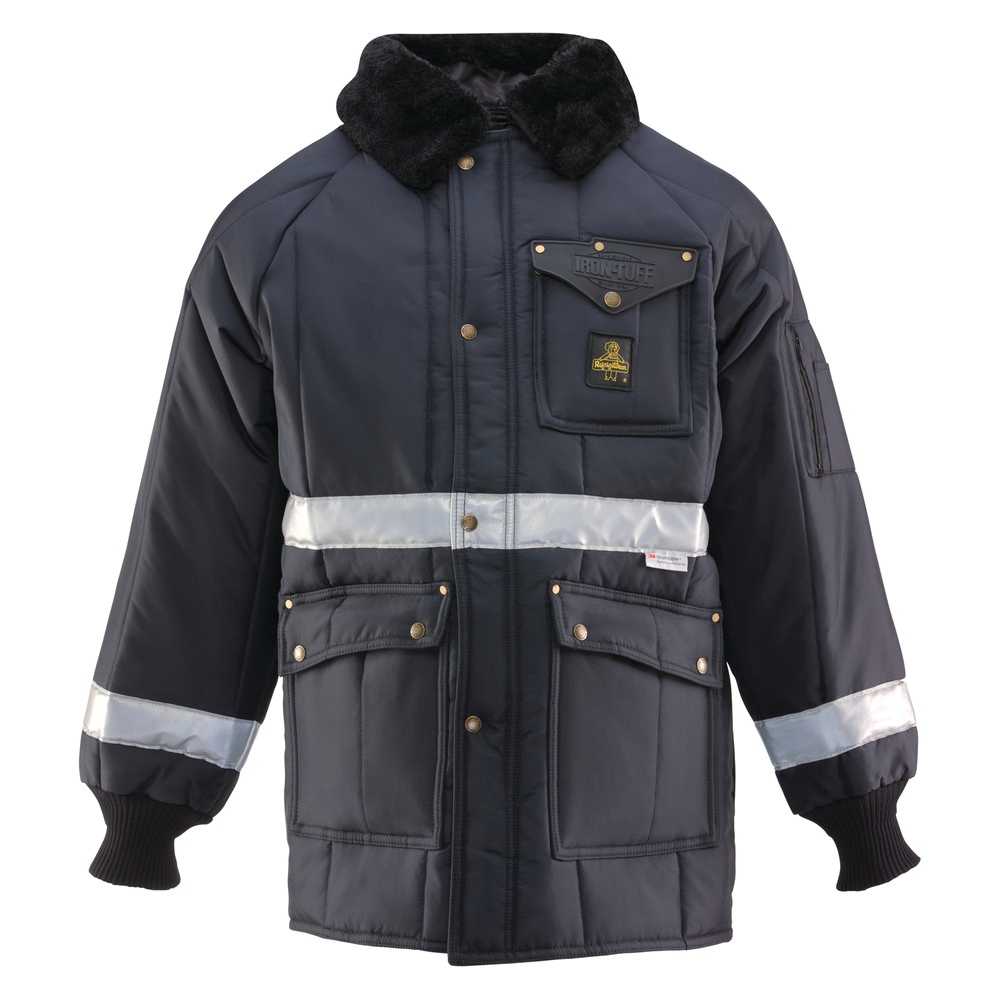 RefrigiWear Iron-Tuff® Enhanced Visibility Siberian™ Coat, 11.25oz Insulation