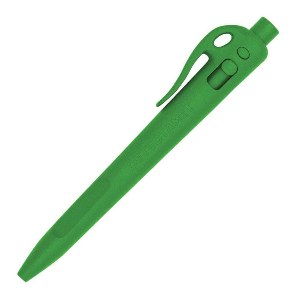 Detectamet Retractable Elephant Pen, Standard Ink Green Housing