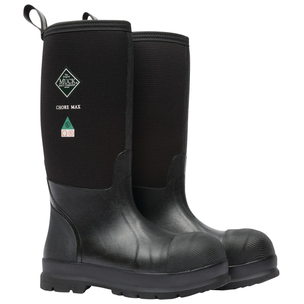 Muck Men's Composite Toe Chore Max Tall Boot, Black