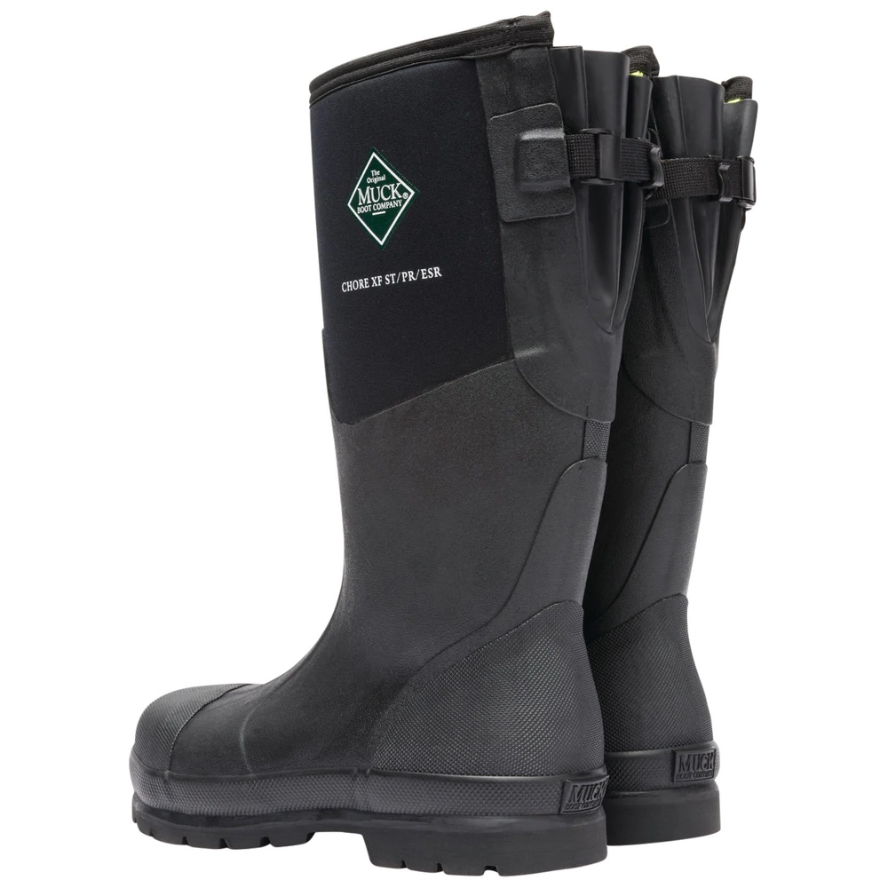 Muck® Men's Chore Classic Steel Toe Wide Calf Boots, Black