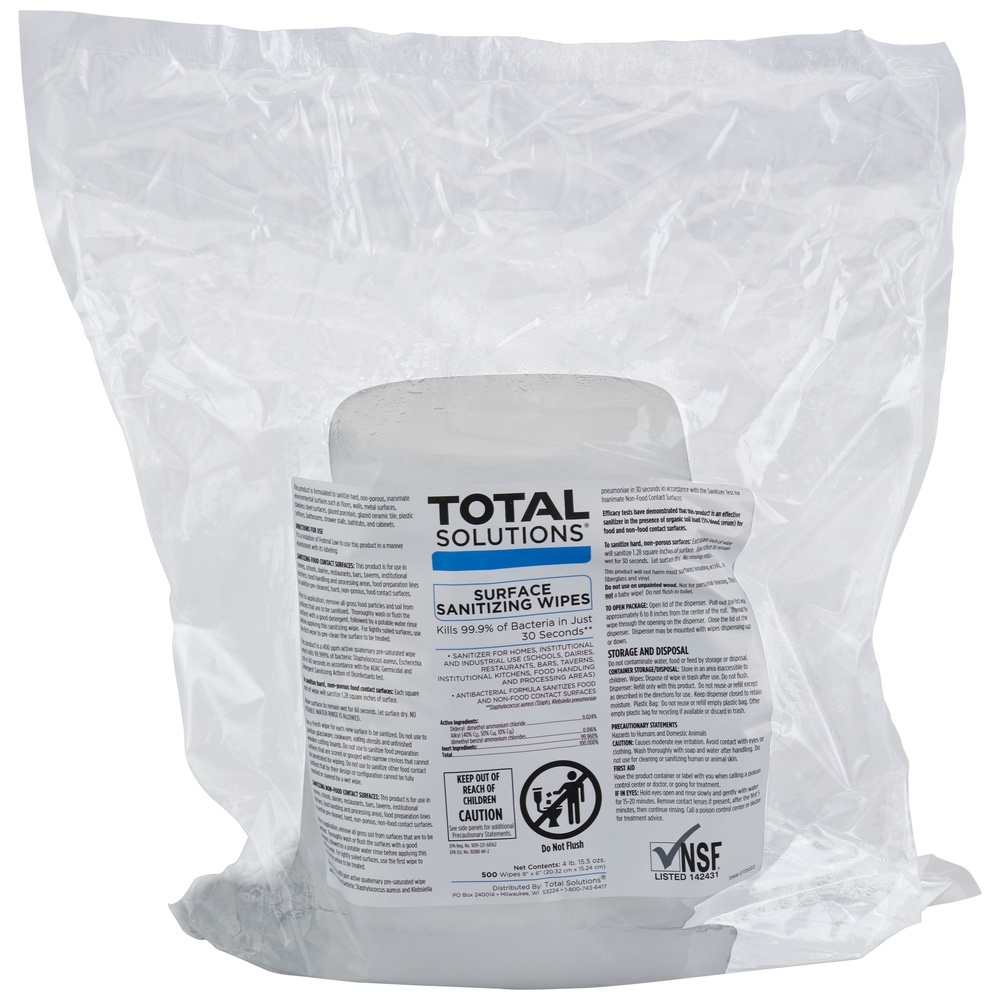 Athea® Laboratories Total Solutions Surface Sanitizing Wipes, Refill